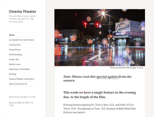 Tablet Screenshot of cinemarochester.com